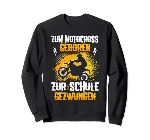 Para el nado de motocross, para la escuela. Sudadera