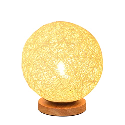 Happyyami Adjustable Rattan Ball LED Lamp USB Powered Decorative Fairy Lights for Weddings Birthdays Home Parties Warm Glow for Indoor Outdoor Events