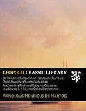 De Principiis Eloquentiae e Sententia Platonis. Quod Annuente Summo Numine ex Auctoritate Rectoris Magnifici Gozewini Iani Loncq, C. I. Fil., pro Gradu Doctoratus (Latin Edition)
