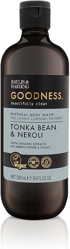 Sabonete líquido corporal Baylis & Harding Goodness Tonka Bean & Neroli, 500 mL