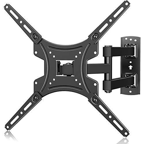 Tv Wall Mount, Full Motion Tilting Tv Mount Bracket For Most 13-55 Inch Led Lcd Flat Curved Screen Tvs With Max Vesa 400X400Mm And Holds Up To 66Lbs By Ergo Tab, Black (Ebmf2) #TOP1