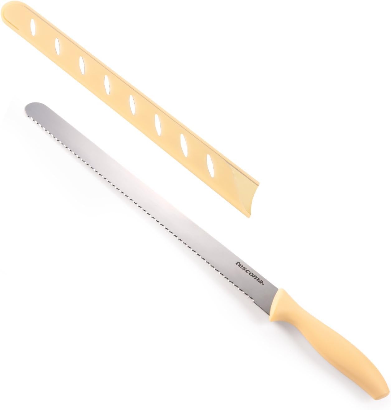 Tescoma Cuchillo para Tarta 30cm Delicia, Metal, Crema, 50.5x13.1x3 cm