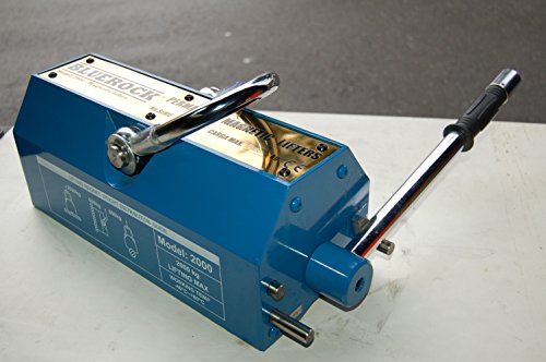 Magnetic Lifter 2000KG / 4400 LBS Magnet Lifting Mag Crain Hoist BLUEROCK Tools - Thumbnail 2