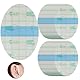 60 Stück Wasserdichte Ohr Patches, Einweg Ohrenschutz, Ohrabdeckungen für Schwimmen, Baden und Duschen, Ultraleichte, Transparente PU Ohr Patches für Erwachsene und Kinder (5,5 x 8 cm)