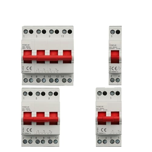 Commutateur de commutation 3P 40A pour circuit domestique fiable