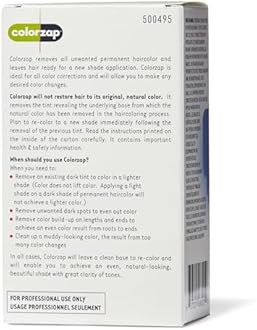 L'OREAL TECHNIQUE ColorZap Hair Color Remover - Leaves Hair Ready For Immediate Recoloring, Ideal For All Color Corrections