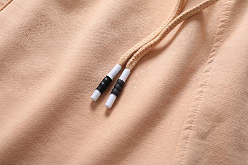 Gunlire Boy's Casual Shorts Summer Drawstring Elastic Waist Solid Color Side Zipper Pockets Fashion Comfy Shorts,Khaki,10 #TOP2