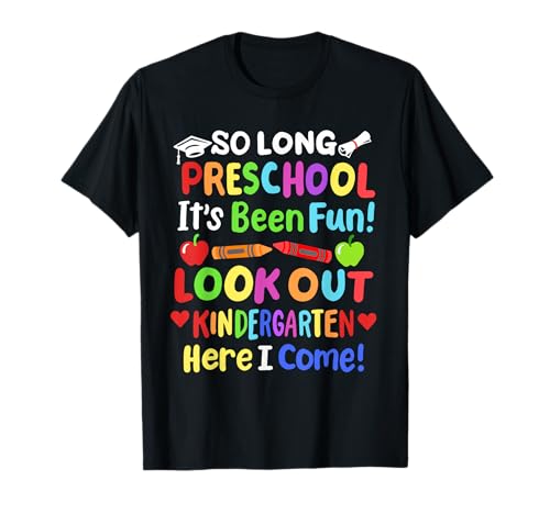 So Long Preschool Happy Last Day of School Class of 2026 T-Shirt