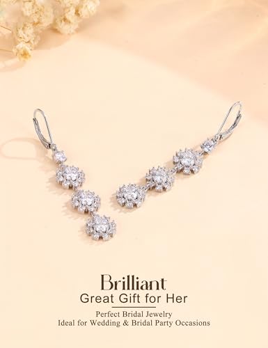 Image of PATISORNA 925 Sterling Silver Long Dangle Earrings for Women Hypoallergenic