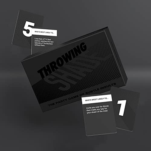 Juego de cartas "¿Quién es más probable que?" - Descubre quién es el más sombrío - 182 tarjetas de tamaño poker - Adecuado para adultos y adolescentes Cover