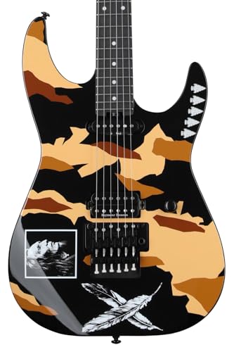 ESP 6 String LTD George Lynch Desert Eagle Electric Guitar, with Case, Right, (LGLDESERTEAGLE)