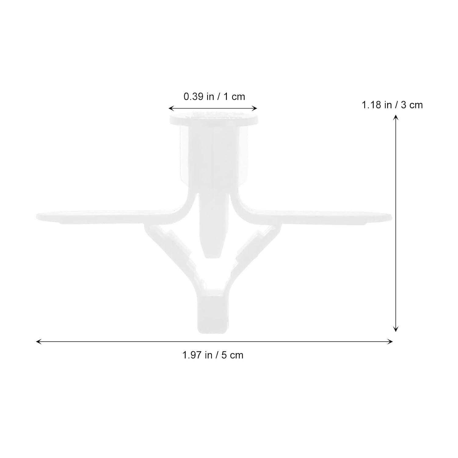 200 pcs Aircraft Expansion Tubes Hollow Wall Anchors for Drywall and Plasterboard Wall Plug Expander for Fixing High Expansion Impact Resistance 1.96 X 1.18 X 0.39 in