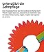 Catstages Kitty Chew Wheel - Katzenspielzeug mit Katzenminze - Gummiring für die Zahnpflege