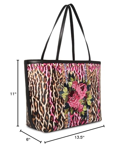 Bolso Tote con parches bordados Betsey Johnson miniatura 5