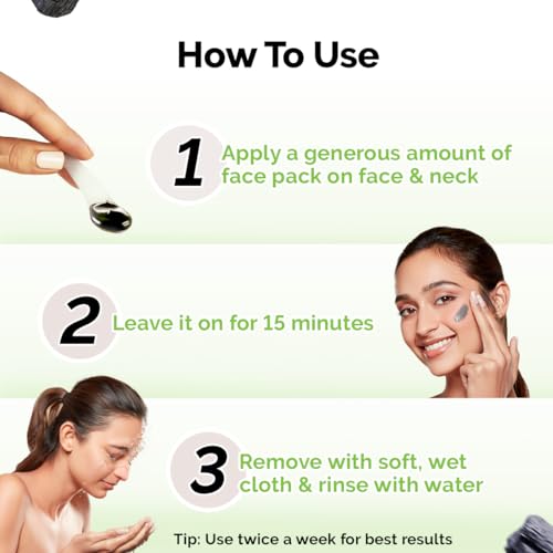 Image of Mamaearth Charcoal Purifying Face Pack with Activated Charcoal & Glycolic Acid for Skin Detoxification Natural, DIY-like Texture | Detoxifies Skin | Crafted with Nature's Best Ingredients | Free From Harmful Chemicals