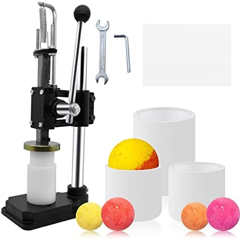 Bath Bombs Press Machine, Bath Bomb kit with Set of 2" Bath Bomb Molds, Bath Bombs for Women Men, DIY or Commercial Use (No Assembly Required)