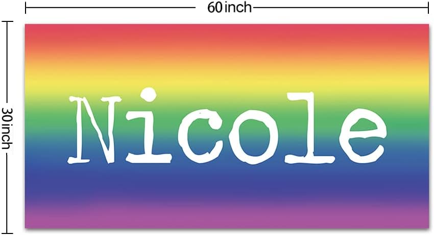 Dreamdecor Personalized Beach Towel Microfiber Custom Beach Towel with Name Monogram Absorbent Beach Towel for Women Girl Kids Boy Men Adult 60” x 30” (A03-Light Blue)