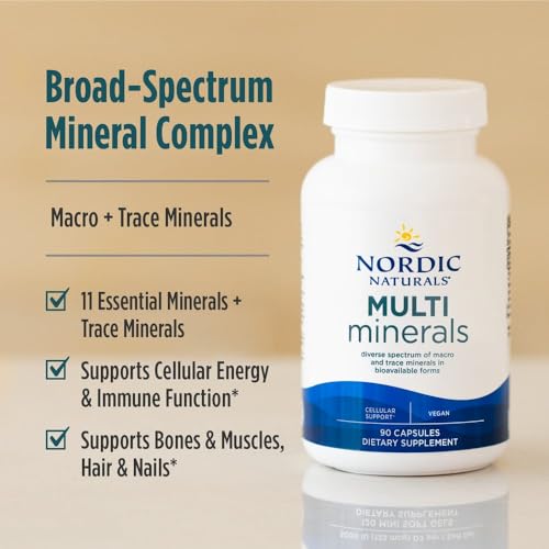 Nordic Naturals Multi Minerals, Unflavored - 90 Capsules - 11 Essential Minerals - Optimal Health & Wellness - Certified Vegan - Non-GMO - 30 Servings - image 3