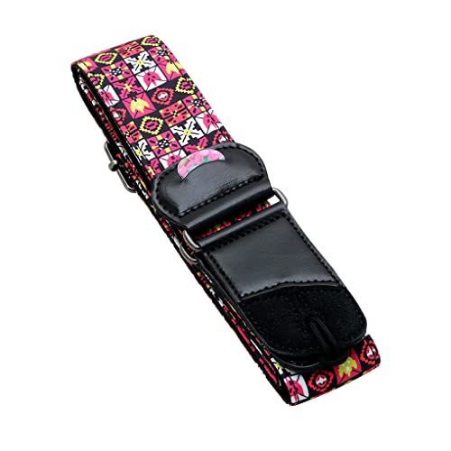 CIVVOPSSW Sangle de guitare acoustique Instrument ceinture d’épaule Pick Pocket basse pièces de rechange, Grille de… - Les Beatles, Paul McCartney, John Lennon, RIngo Starr, George Harrison CIVVOPSSW Sangle de guitare acoustique Instrument ceinture d'épaule Pick Pocket basse pièces de rechange, Grille de…