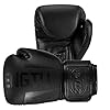 Boxing Gloves Kickboxing Muay Thai Punching Bag MMA Pro Grade Sparring Training Fight Gloves for Men & Women (Black, 10oz)