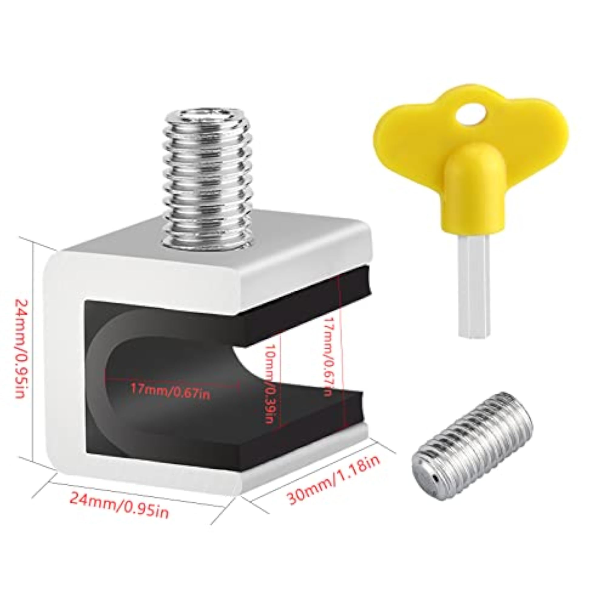 Window Locks, 4 Sets Sliding Stoppers