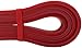 MummyStrength Resistance Bands for Men and Women. The Best Stretch Band for Pull Up Exercise and Powerlifting. Works with Any Pull Up Bar or Station. Single Band. Workout Guide Included (Red)