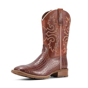 SUREWAY Caiman Cowboy Boots For Men...