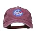 e4Hats.com NASA Insignia Embroidered Pigment Dyed Cap - Maroon OSFM