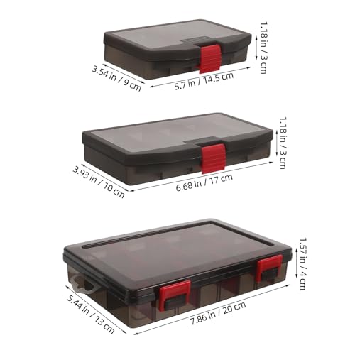 Boîte de rangement compartiments compacte pour appâts souples - 2