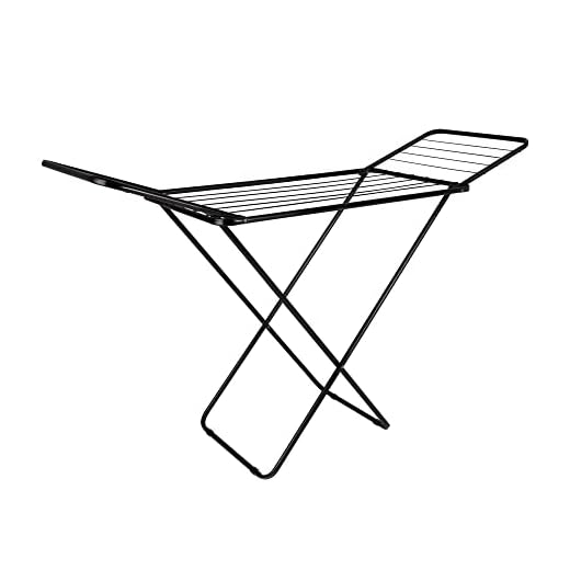 Varal de Chão com Abas Slim Preto