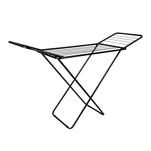 Mor - Varal De Chão Com Abas Slim Preto