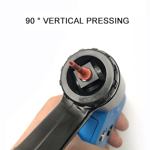 Alicates para Crotales, Herramienta inalámbrica para el etiquetado de Ganado Vacuno, ovino y porcino, con mordazas giratorias de 360° y función de Rebote automático.