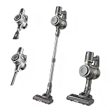 Mojojo H008G-SG Cordless Vacuum Cleaner, 55 Min Runtime, 200W Power, 6 x 2200mAh...