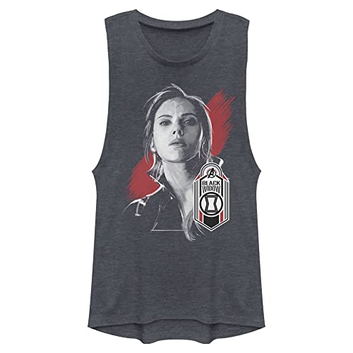 Chemise Marvel Veuve Noire pour femme en coton léger noir