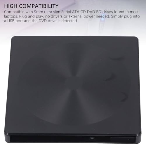 USB 3.0 Caja externa para unidad óptica, Tipo C y A miniatura 2