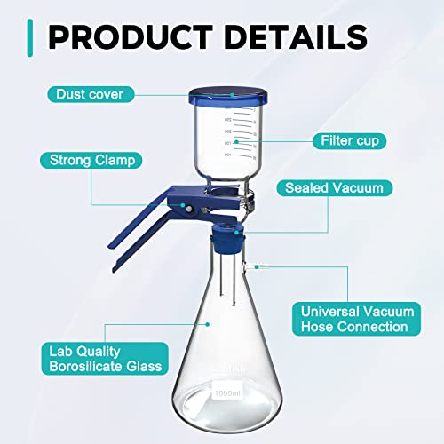 Labfish Lab Vacuum Pump Portable Oilless Diaphragm Vacuum Filtration Distillation Apparatus #TOP4