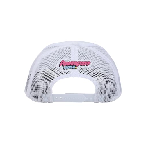 Casquette de camionneur Powerpuff fille en maille anti-transpiration blanche réglable - 6