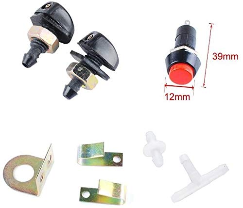 Kit Pompa Lavavetri Auto 12V - Serbatoio Universale Con Getti E Interruttore