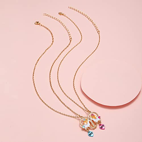 Lezmoii Best Friend Necklace Friendship Necklace Gifts Matching Magnetic Bff Necklace For 2 Girls  thumb #2