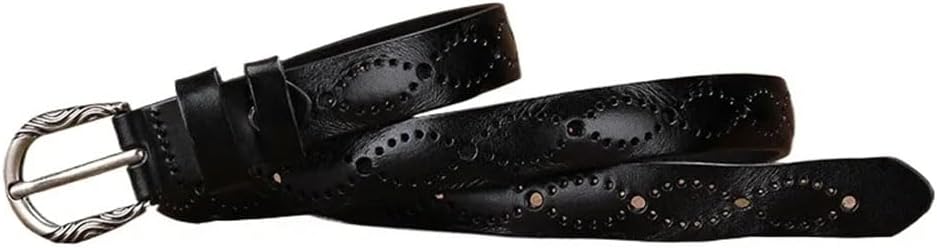Top Layer Of Cowhide Women's Belts Simple Vintage Casual With Pin Buckle Belt