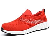  BESKEE Arbeitsschuhe Herren S3 Leicht Sicherheitsschuhe Damen Atmungsaktive Stahlkappen Schuhe 36-46