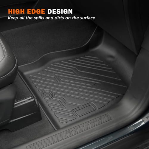 Tapis de sol Ford Explorer ensemble complet anti-dérapant à bords hauts