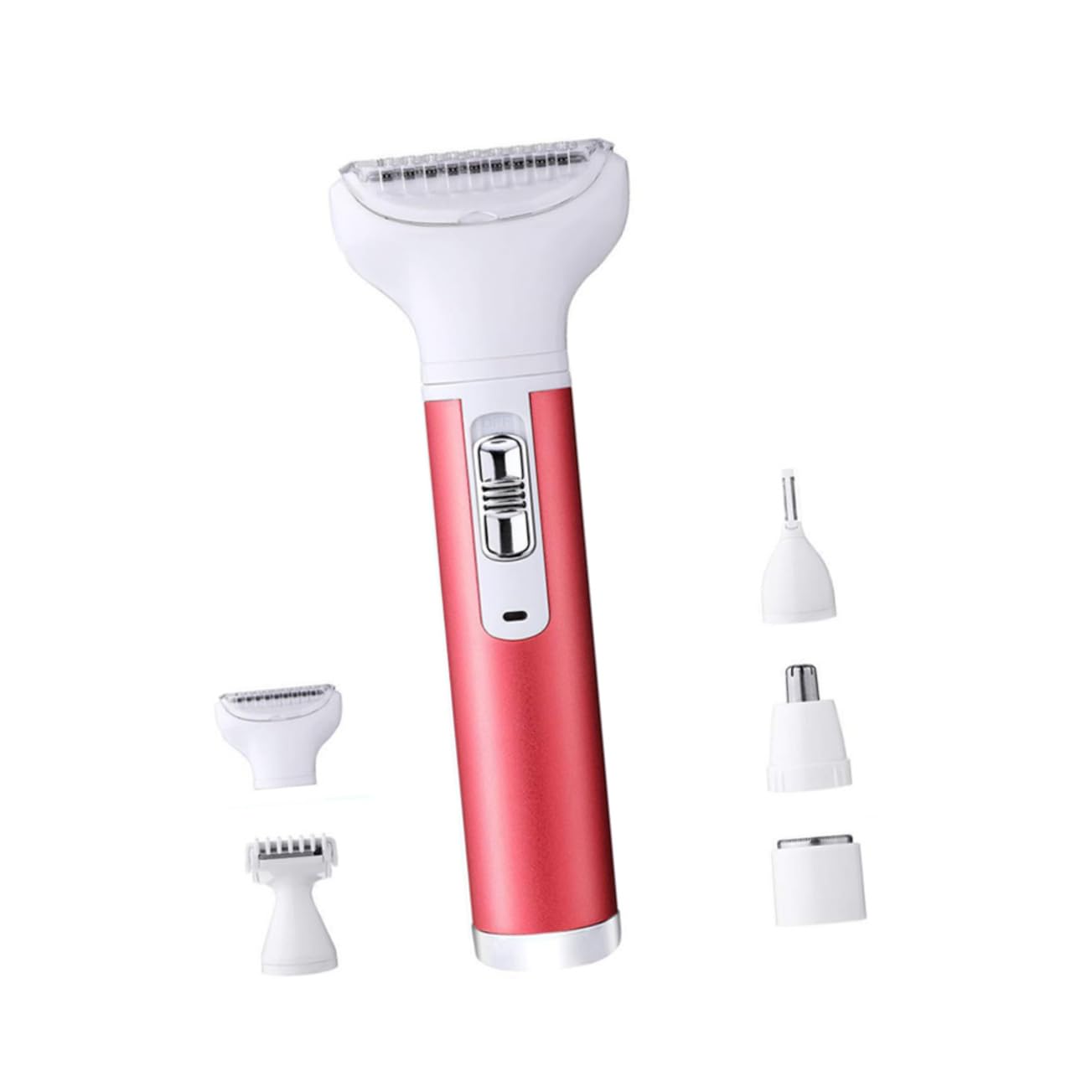 Beatifufu 1Set Removal Device for Women Rechargeable Shaver Portable Trimmer for Body Face Eyebrows and Nose Hair Lightweight Design