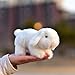 LIUHONGFEI Simulated White Rabbit Plush Toy Realistic Rabbit Doll Children's Day Gift Gift