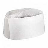 Tamaño: 28 cm. Chiner - Gorro de cocinero ajustable barco 28 cm. (100 unds.)