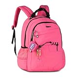 Mochila de Costas Oficial Luluca Escolar Juvenil Menina Grande LU27030 Soft Bolso Antifurto (Rosa)