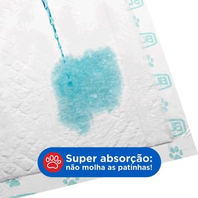 Tapete Higiênico Blue Premium 82cmX60cm para Cães - Pacote com 30 unidades