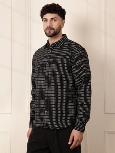 Image of WROGN Men's 100% Cotton Shirt | Solid Style | Slim Fit
