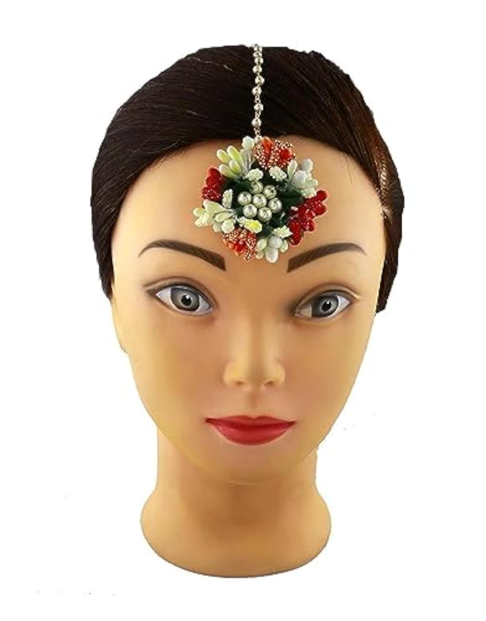 Artificial Flower Necklace Set for Mehandi Haladi Bridal Combo