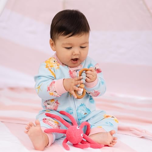 Image of Burt's Bees Baby unisex-baby Sleep & Play, Organic One-piece Romper-jumpsuit Pj, Zip Front Footed Pajama